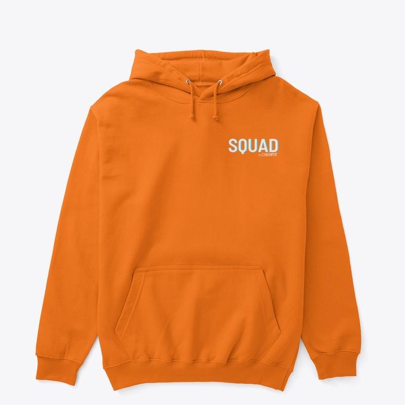 SQUAD White/Teal Logo